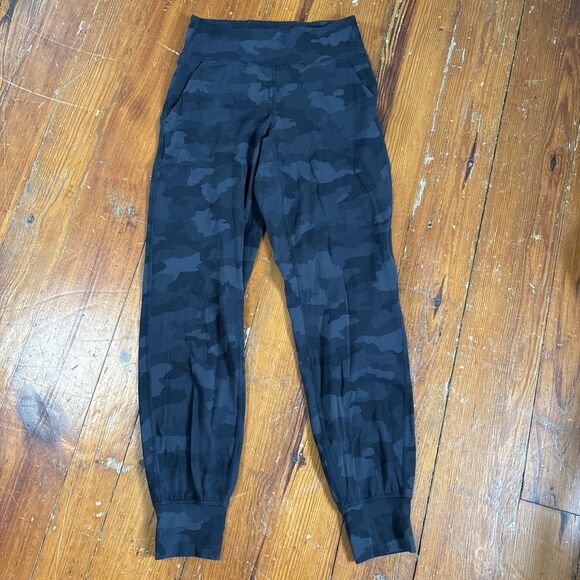 Lululemon Align Jogger Heritage 365 Camo Deep Coal Multi Leggings Women’s 6 - Picture 1 of 6